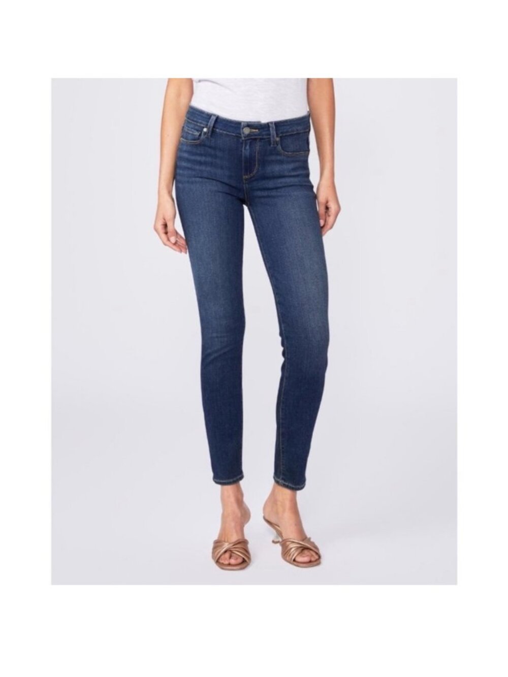 PAIGE Verduga Ankle Jean | Dark Wash | Size 28